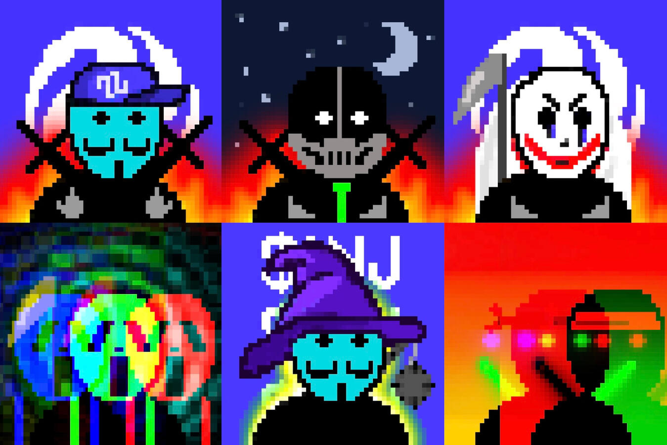 Masked NFTs A sample of our NFTs